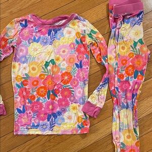 Little Sleepies Floral Kids Pajamas
